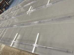 Flat face letter track